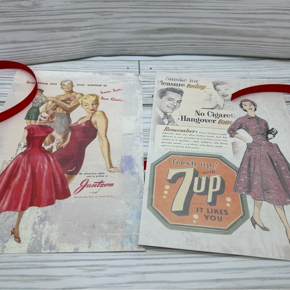 Junk Journal Ephemera Kit Retro Advertising scrapbooking mixed media - Picture 4 of 7